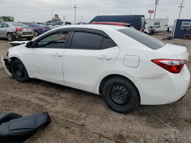5YFBURHE1GP499148 - 2016 TOYOTA COROLLA L WHITE photo 2