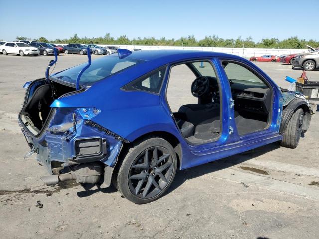 2HGFE2F53NH538500 - 2022 HONDA CIVIC SPORT BLUE photo 3