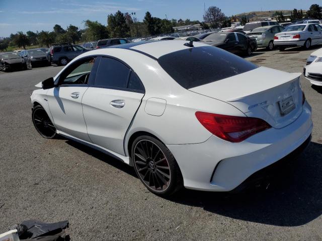 WDDSJ5CB5GN317081 - 2016 MERCEDES-BENZ CLA 45 AMG WHITE photo 2