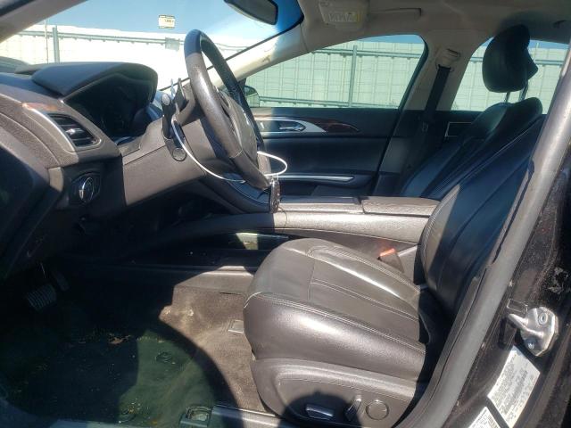 3LN6L2GK5ER829783 - 2014 LINCOLN MKZ BLACK photo 7