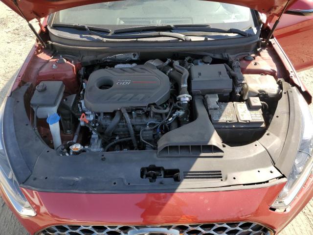 5NPE34ABXKH764657 - 2019 HYUNDAI SONATA LIMITED TURBO RED photo 11