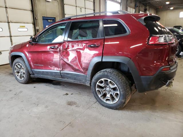 1C4PJMBX1LD636579 - 2020 JEEP CHEROKEE TRAILHAWK RED photo 2