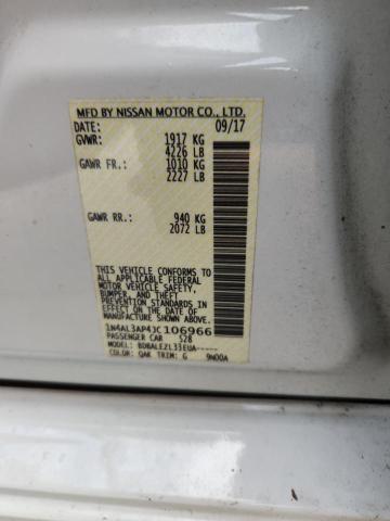 1N4AL3AP4JC106966 - 2018 NISSAN ALTIMA 2.5 თეთრი ფოტო 12