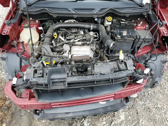 MAJ3S2GEXKC306053 - 2019 FORD ECOSPORT SE BURGUNDY photo 12
