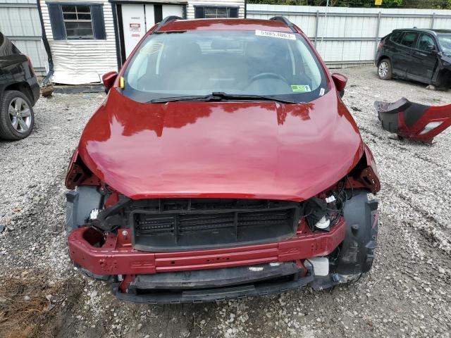 MAJ3S2GEXKC306053 - 2019 FORD ECOSPORT SE BURGUNDY photo 5
