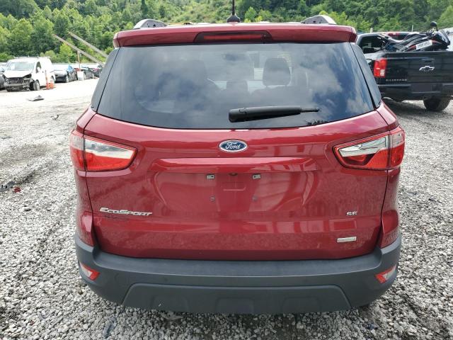 MAJ3S2GEXKC306053 - 2019 FORD ECOSPORT SE BURGUNDY photo 6