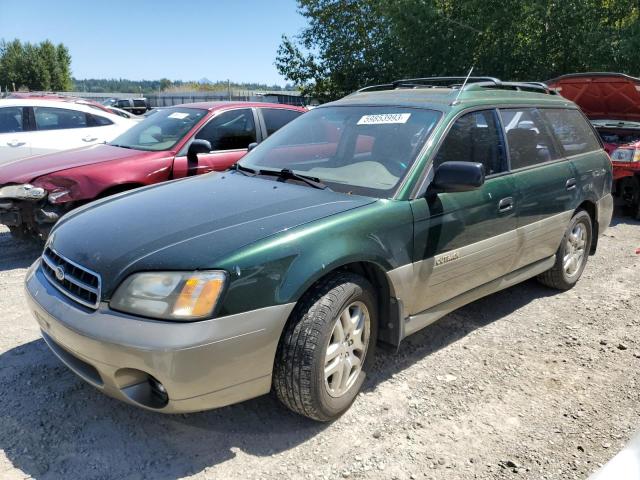 4S3BH6755Y7658454 - 2000 SUBARU LEGACY OUTBACK AWP 绿色 照片 1