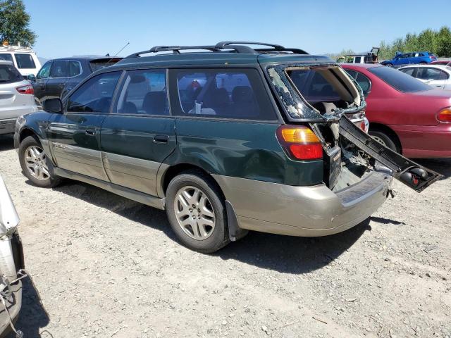 4S3BH6755Y7658454 - 2000 SUBARU LEGACY OUTBACK AWP 绿色 照片 2