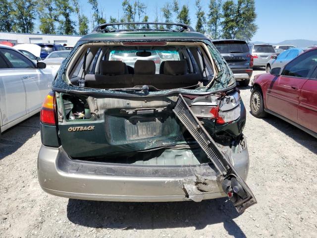 4S3BH6755Y7658454 - 2000 SUBARU LEGACY OUTBACK AWP 绿色 照片 6