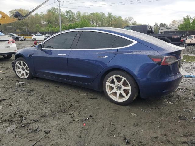 5YJ3E1EB2KF442460 - 2019 TESLA MODEL 3 Синій фото 2