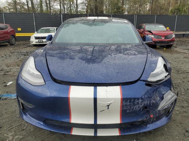 5YJ3E1EB2KF442460 - 2019 TESLA MODEL 3 Синій фото 5