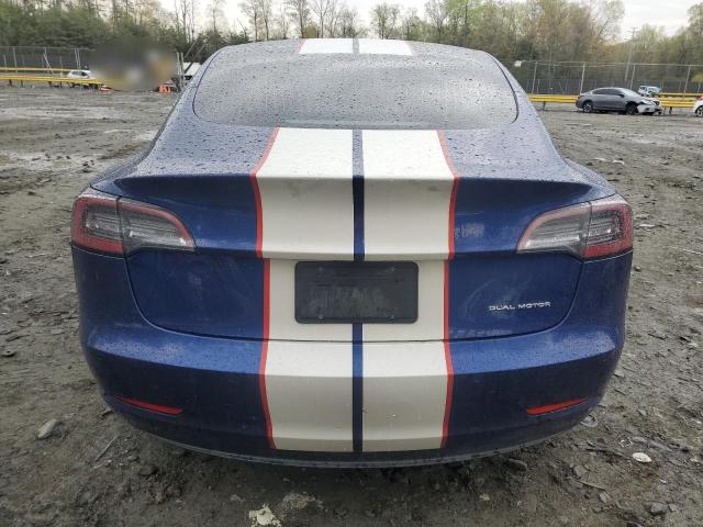 5YJ3E1EB2KF442460 - 2019 TESLA MODEL 3 Синій фото 6
