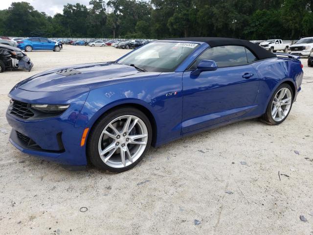 1G1FF3D70M0124947 - 2021 CHEVROLET CAMARO LZ BLUE photo 1