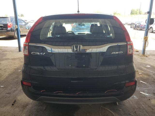 5J6RM4H3XGL104158 - 2016 HONDA CR-V LX BLACK photo 6