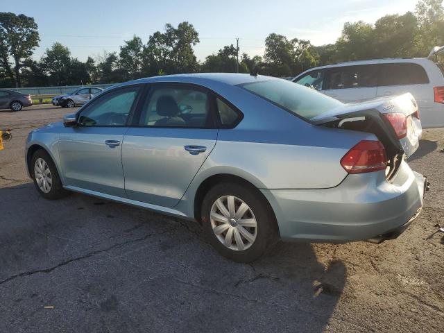 1VWAH7A32CC099547 - 2012 VOLKSWAGEN PASSAT S BLUE photo 2