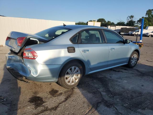1VWAH7A32CC099547 - 2012 VOLKSWAGEN PASSAT S BLUE photo 3
