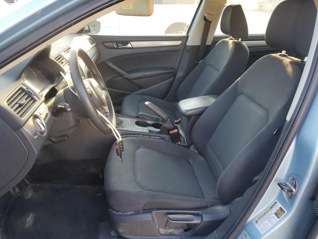 1VWAH7A32CC099547 - 2012 VOLKSWAGEN PASSAT S BLUE photo 7