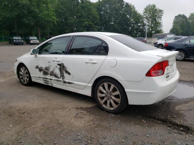 2HGFA16988H515243 - 2008 HONDA CIVIC EXL WHITE photo 2