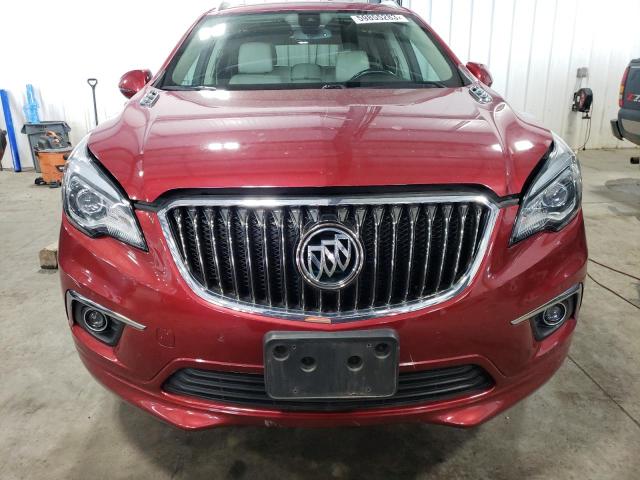 LRBFXESX0HD027361 - 2017 BUICK ENVISION PREMIUM RED photo 5