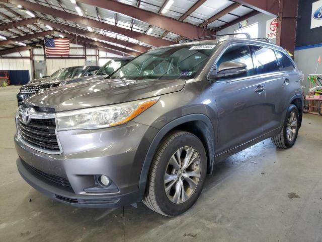 5TDJKRFH4FS185546 - 2015 TOYOTA HIGHLANDER XLE BROWN photo 1