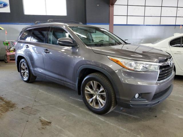 5TDJKRFH4FS185546 - 2015 TOYOTA HIGHLANDER XLE BROWN photo 4