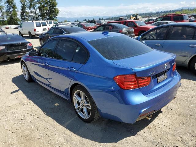 WBA3B9G59ENR90876 - 2014 BMW 335 XI BLUE photo 2