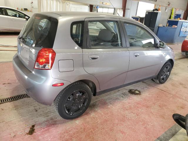 KL1TD66657B710422 - 2007 CHEVROLET AVEO BASE 灰色 照片 3