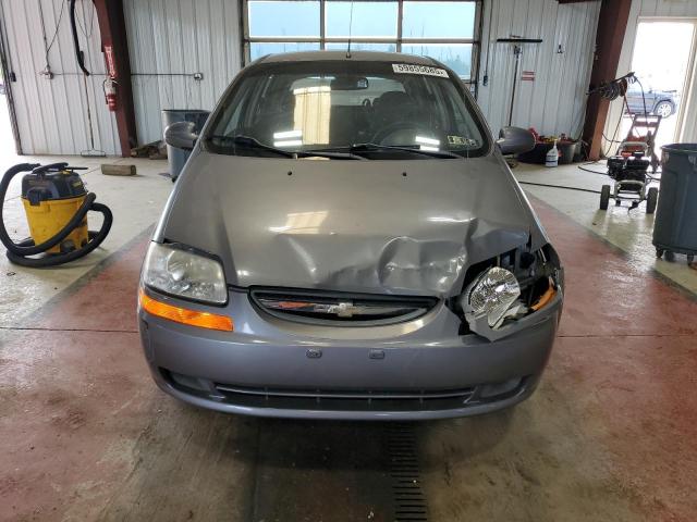 KL1TD66657B710422 - 2007 CHEVROLET AVEO BASE 灰色 照片 5