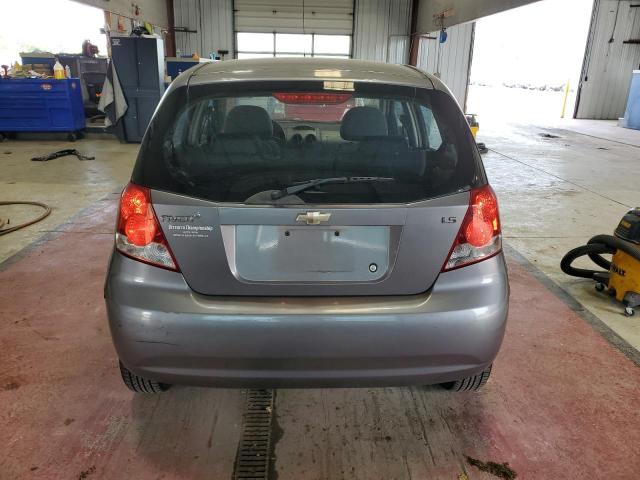 KL1TD66657B710422 - 2007 CHEVROLET AVEO BASE 灰色 照片 6