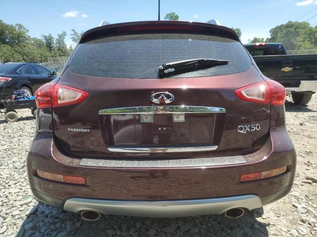 JN1BJ0RR0HM413065 - 2017 INFINITI QX50 BURGUNDY photo 6