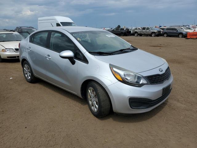 KNADM4A36E6324660 - 2014 KIA RIO LX SILVER photo 4