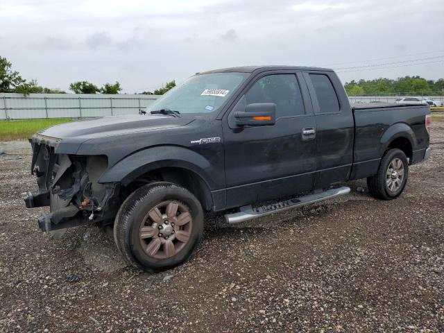 1FTRX128X9KC36314 - 2009 FORD F150 SUPER CAB BLACK photo 1