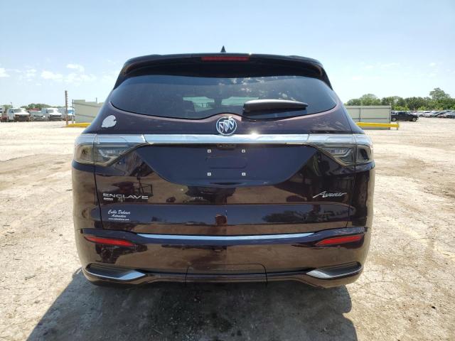 5GAEVCKW4PJ149303 - 2023 BUICK ENCLAVE AVENIR 勃艮第红 照片 6