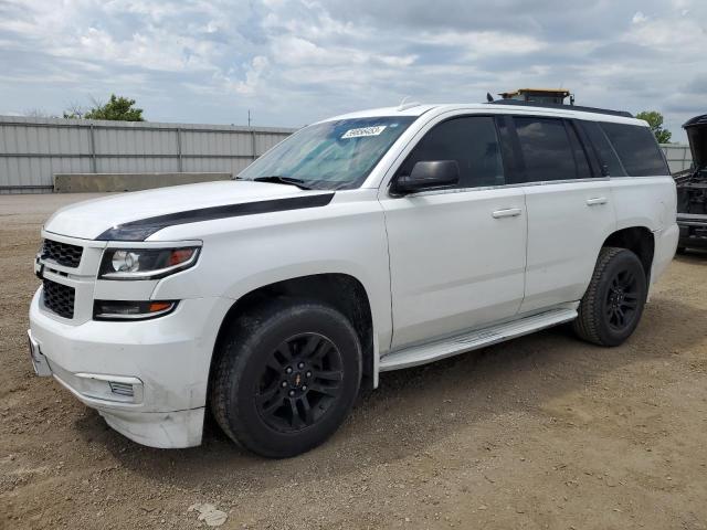 1GNSKBKC2FR615795 - 2015 CHEVROLET TAHOE K1500 LT WHITE photo 1