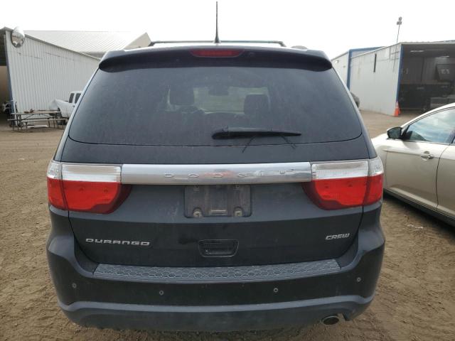 1C4RDHDG2DC682689 - 2013 DODGE DURANGO CREW BLACK photo 6