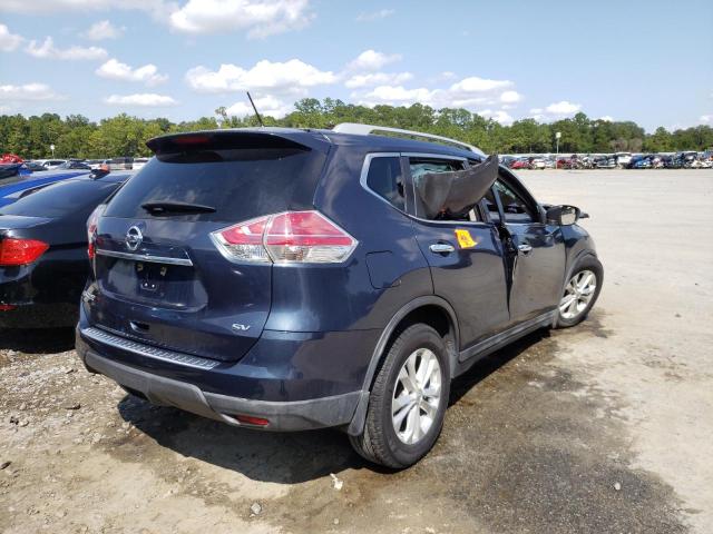 5N1AT2MT6FC906281 - 2015 NISSAN ROGUE S BLUE photo 4