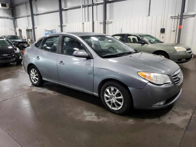 KMHDU4AD9AU087935 - 2010 HYUNDAI ELANTRA BLUE GRAY photo 4