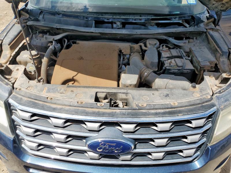 1FM5K7D84HGD13026 - 2017 FORD EXPLORER XLT BLUE photo 12
