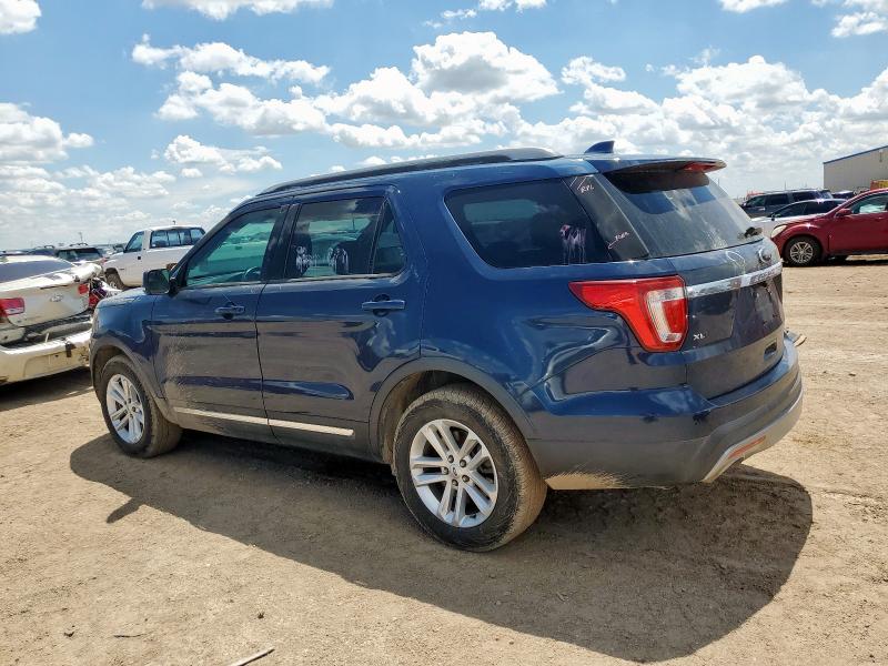 1FM5K7D84HGD13026 - 2017 FORD EXPLORER XLT BLUE photo 2