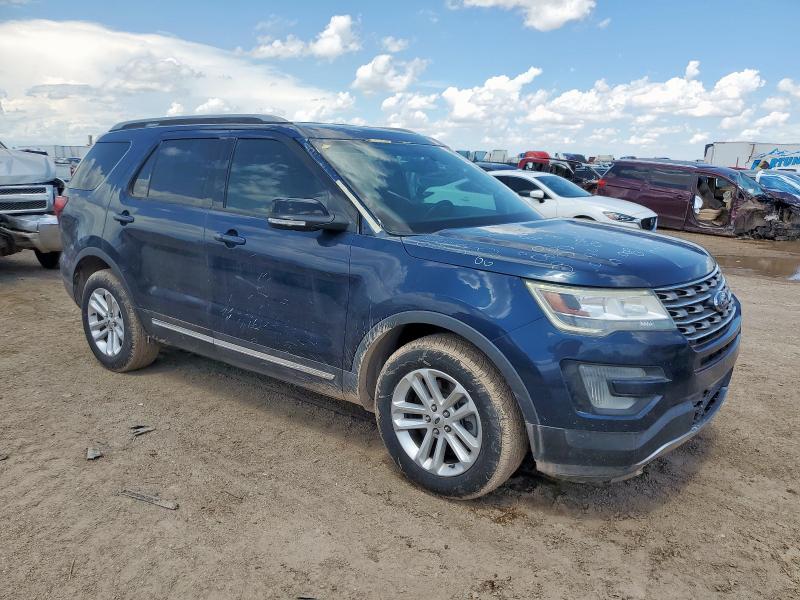 1FM5K7D84HGD13026 - 2017 FORD EXPLORER XLT BLUE photo 4