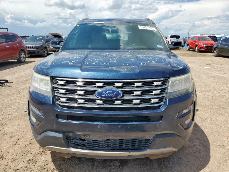 1FM5K7D84HGD13026 - 2017 FORD EXPLORER XLT BLUE photo 5