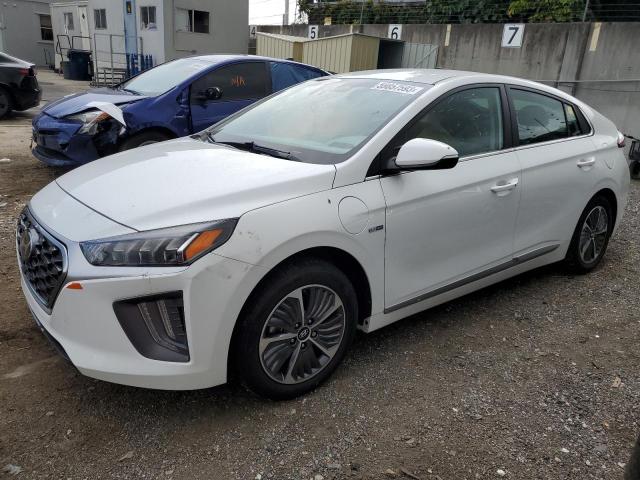 KMHC75LD6LU227707 - 2020 HYUNDAI IONIQ SEL WHITE photo 1