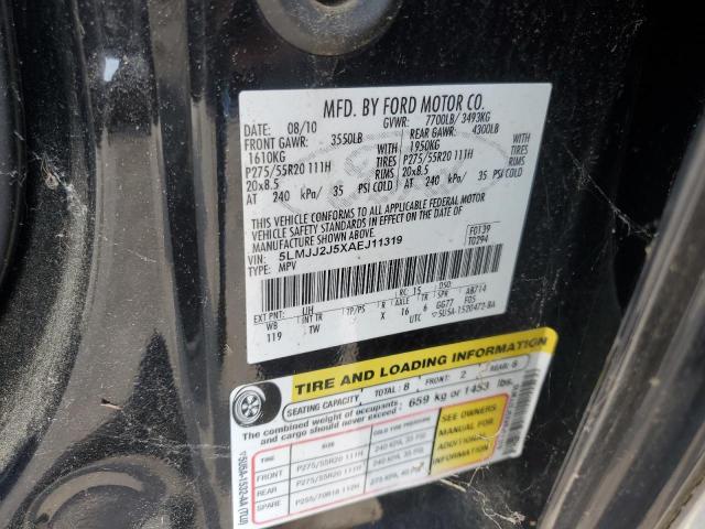 5LMJJ2J5XAEJ11319 - 2010 LINCOLN NAVIGATOR 黑色 照片 13