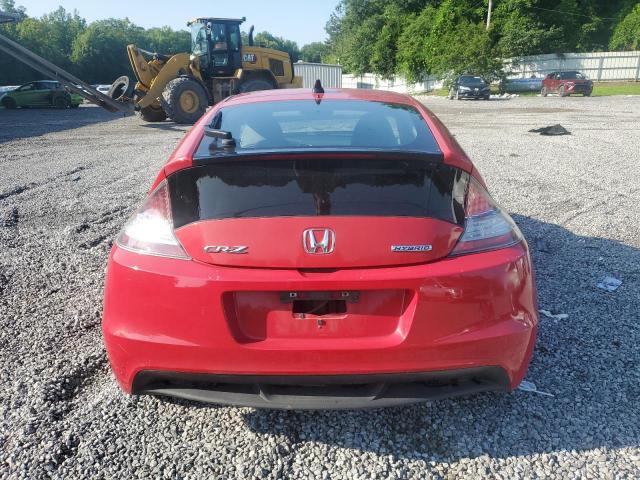 JHMZF1C69BS008311 - 2011 HONDA CR-Z EX წითელი ფოტო 6
