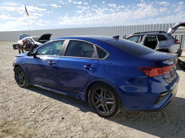 3KPF34AD2ME388937 - 2021 KIA FORTE GT LINE BLUE photo 2