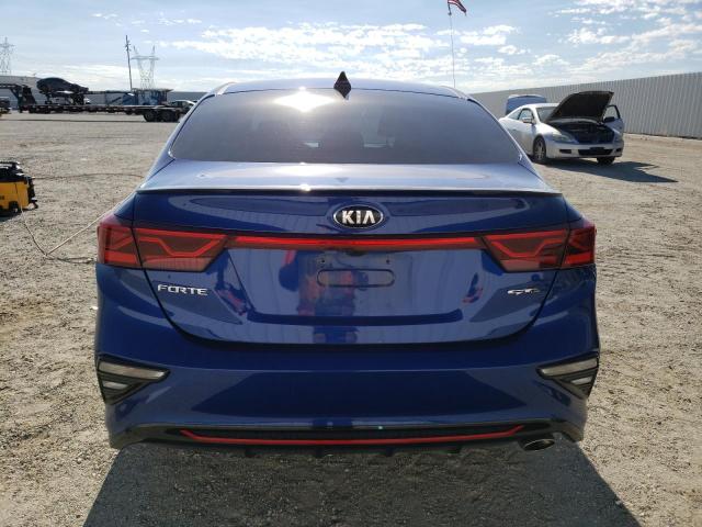 3KPF34AD2ME388937 - 2021 KIA FORTE GT LINE BLUE photo 6