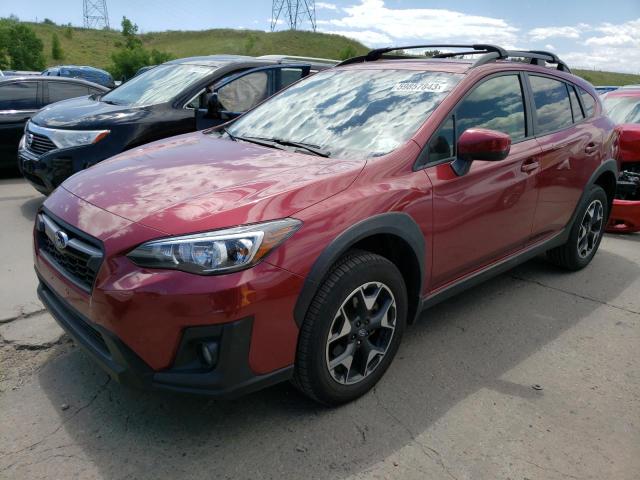 JF2GTAEC6KH381101 - 2019 SUBARU CROSSTREK PREMIUM RED photo 1