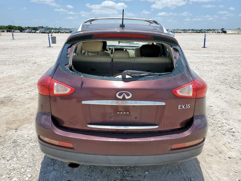 JN1AJ0HRXBM852150 - 2011 INFINITI EX35 BASE MAROON photo 6