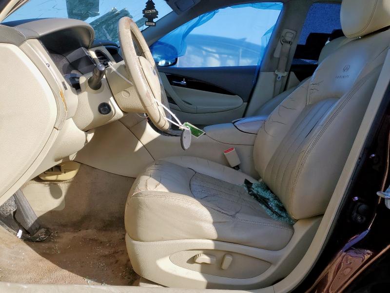 JN1AJ0HRXBM852150 - 2011 INFINITI EX35 BASE MAROON photo 7