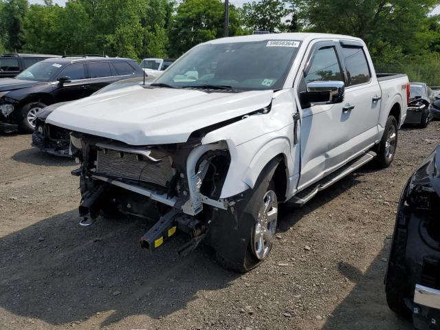 1FTFW1E53PKD38915 - 2023 FORD F150 SUPERCREW WHITE photo 1